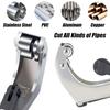Bike Pipe Cutter Tubing Cutter Bicycle Front Fork Handlebar Seatpost Tube Cutter with A Spare Blade for Cutting Copper