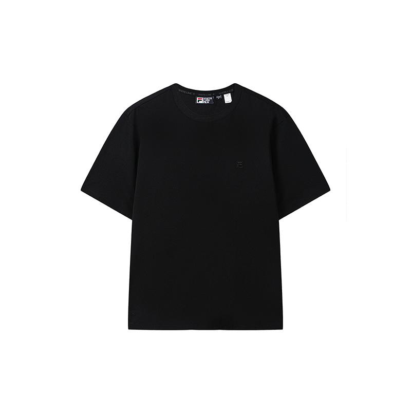 FILA Comfortable Fashionable Versatile T-Shirt Men tops White F11M633109FBK