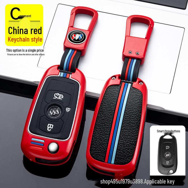 Key Case for Buick: Envision, Encore, Regal, LaCrosse, GL8, Velite 6, Enclave - Protective Shell for Men