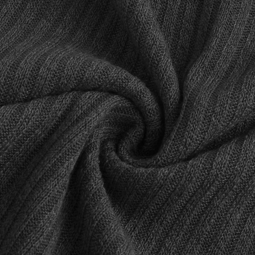 Dámské módní ležérní knoflíky sexy bodycon šaty s dlouhým rukávem, jednobarevné šaty