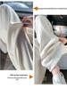 European Cotton Velvet Wide-Leg High-Waisted Women's Corduroy Pants for Autumn/Winter - Drapey, Casual, Floor-Length.