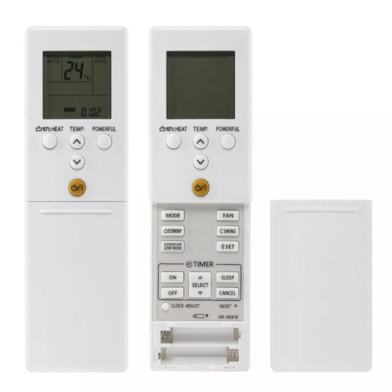 Air Conditioner Remote With Sliding Cover Design For ARREY1U ARREB2E ARREF1E Replacement Durability Construction