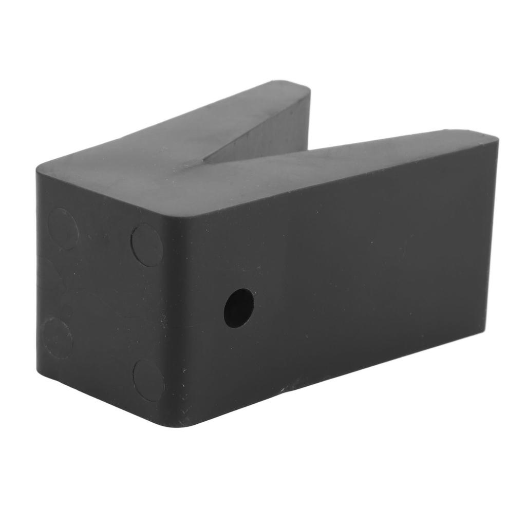 2 Inch Rubber V Block Black Boat Trailer Bow Stop Block V Style Trailer Rubber Stoppers for Yachts Caravans