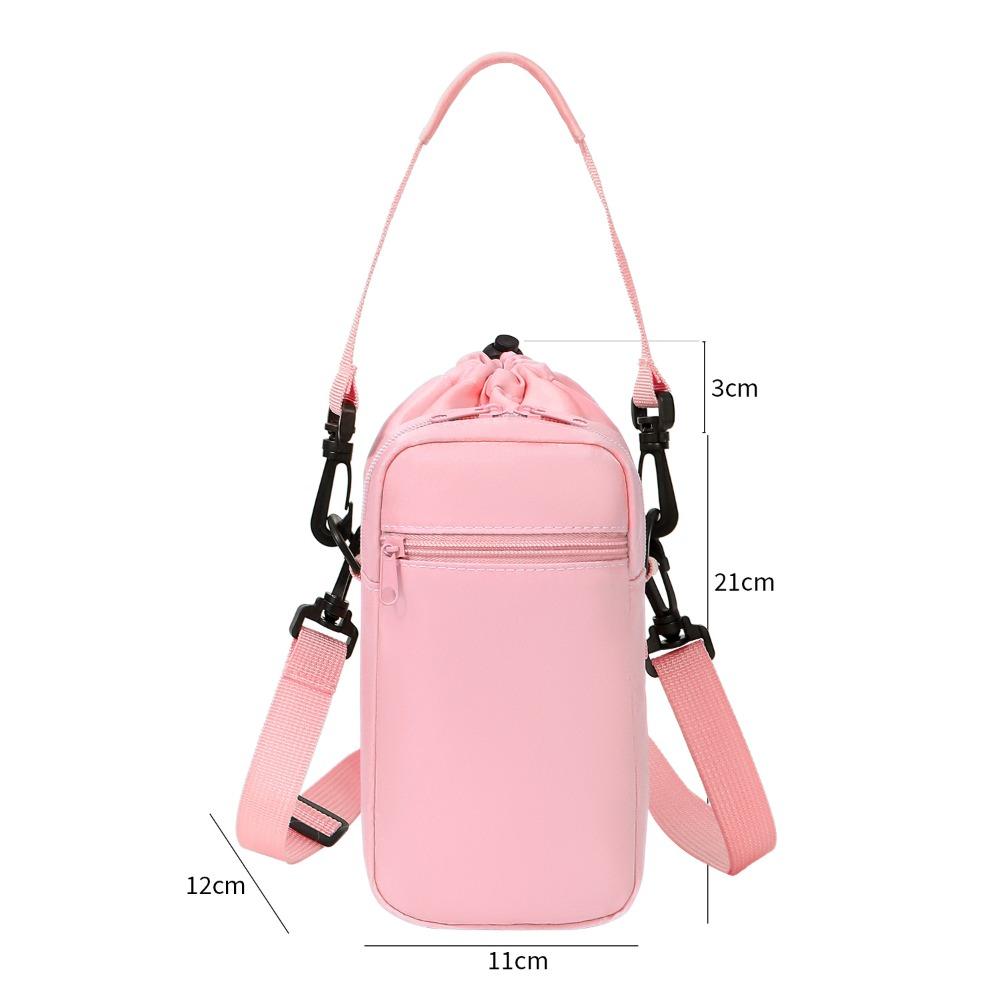 With Phone Pocket Water Cup Bags Handfree Vacuum Cup Bag New Water Bottle Holder Pouch  Unisex