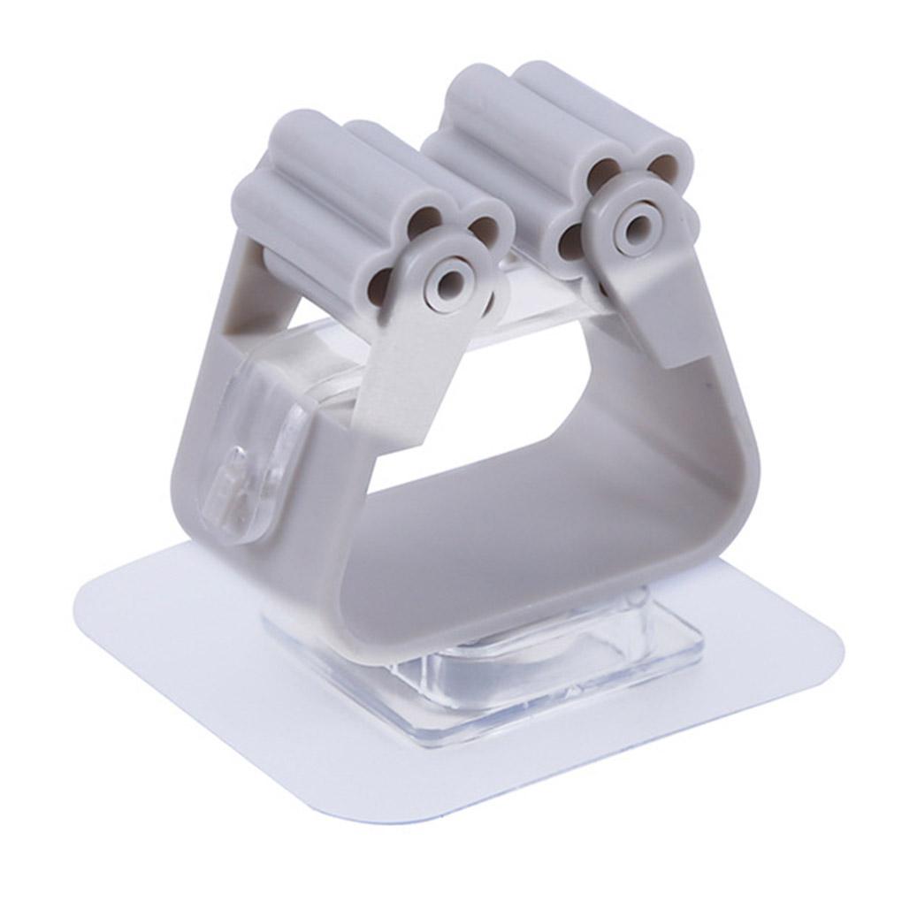 Wall Mounted Mop Holder Brush Broom Hanger Storage Rack Kitchen Organizer Home