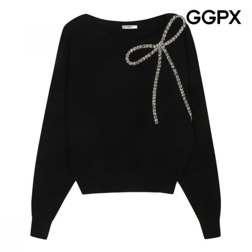 Ggpx New York Big Ribbon Point Knit Gobkp020f blacks/F