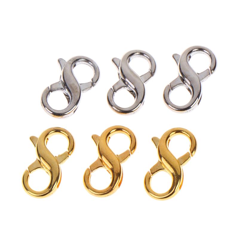 Keyring Figure Eight Lobster Clasp for Jewelry DIY Metal Durable Connectors Accessories for Making Gifts
