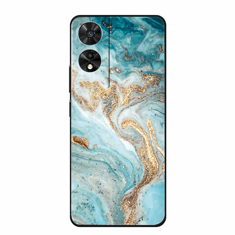 For TCL 505 Case Cartoon Pattern Black Silicone Luxury Phone Cases for TCL 505 Shockproof Soft Covers for TCL 505 TPU Funda Capa