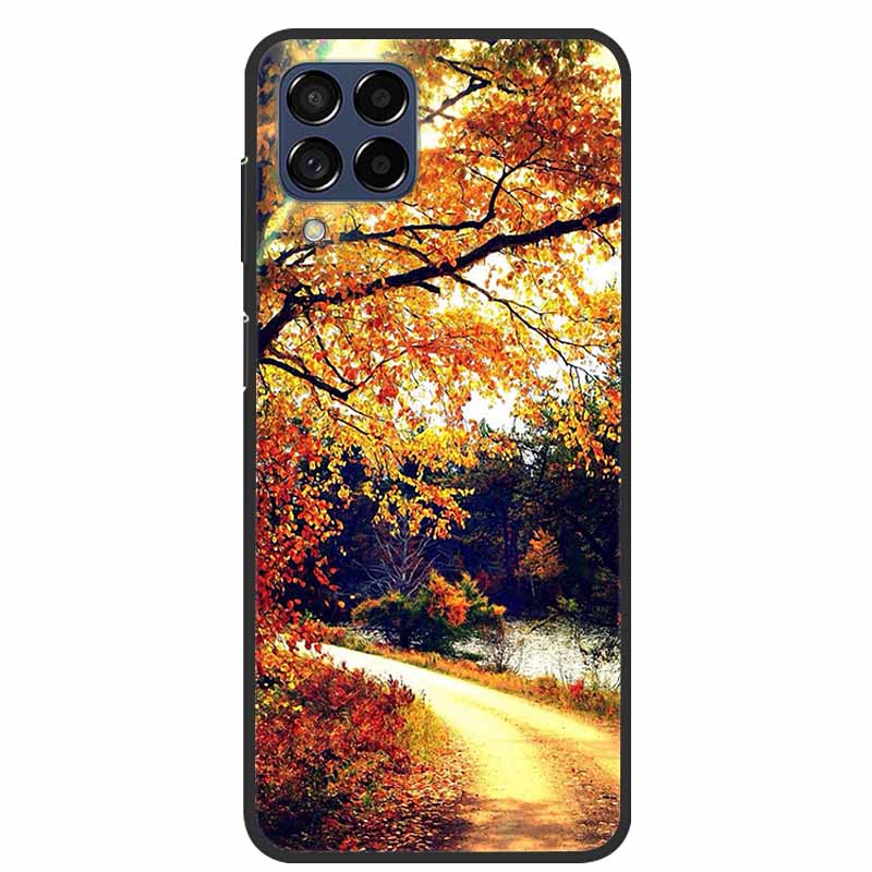 Für Samsung Quantum3 Hülle Blumen TPU Weiches Silikon Rückabdeckung Handyhülle Für Samsung Galaxy Quantum 3 5G Hülle SM-M536S Funda