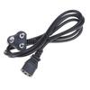 India Standard Power Cord, Type D Adapter Plug To Iec320 C13 Kettle Power Supply Cables,Isi Power Cable,110~250Vac 10~15A 1.5M