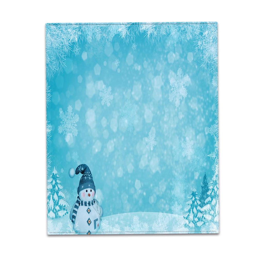 3D Christmas Theme Flannel Throw Blanket Soft Lightweight Warm for Living Room Bedroom Bed Sofa Couch Kids Adults Gifts