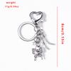 Fashion Butterfly Keychain Charm Multifuntional Bag Charm Key Accessory Alloy Texture Suitable for Key and Fashion Bags