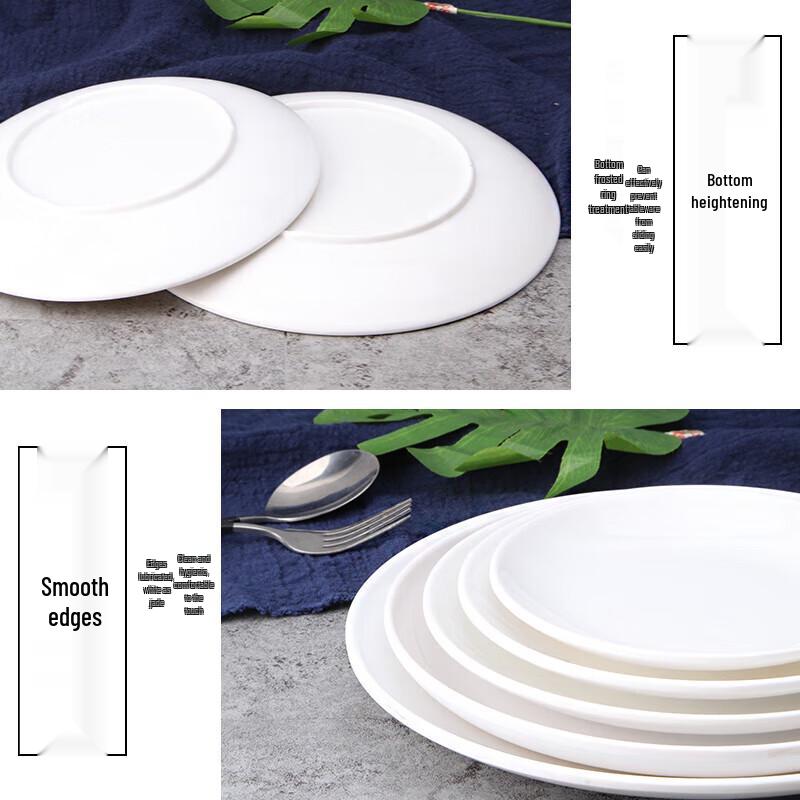 Babycare 10-Inch Commercial Melamine Round Plate