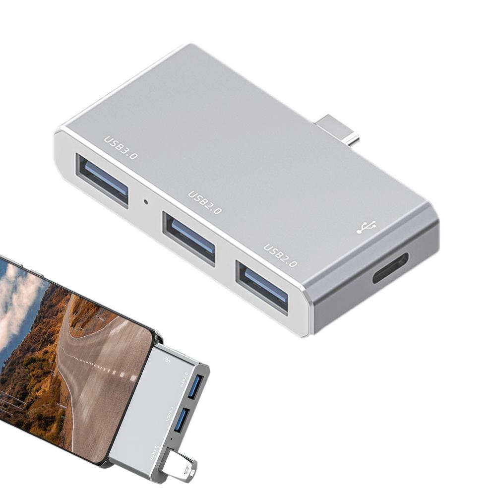 DisplayLink Docking Station TYPE-C 4-in-1 Laptop Docking Station Portable Multifunctional USB C Double Monitor For Computer