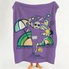 Cartoon T Teletubbies  Flannel  Blanket Suitable for Sofa Living Room Bedroom