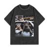 Gewaschenes Sommer Hilfs Baumwoll T-Shirt T-Shirt Vintage Mode Grafik T-Shirt Hohe Qualität Spaß Für Männer Und Frauen Terrier