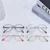 Stylish Metal Frame Anti Blue Light Glasses Flat Mirror Anti Radiation Computer Glasses for Eye Protection