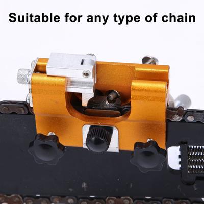 Kit Ascuțitor Drujbă Ascuțitor Lanț Acționat Manual Design Ușor Ascuțitor Lanț Aliaj Aluminiu Dispozitiv de Ascuțit