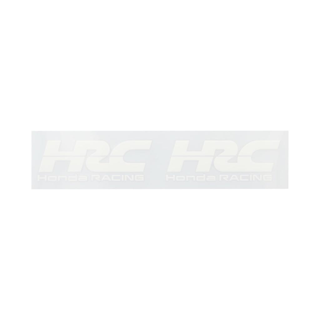 HRC (Honda Racing) Official Sticker Weatherproof Transfer White M Size