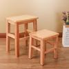 Solid Wood Square Stool