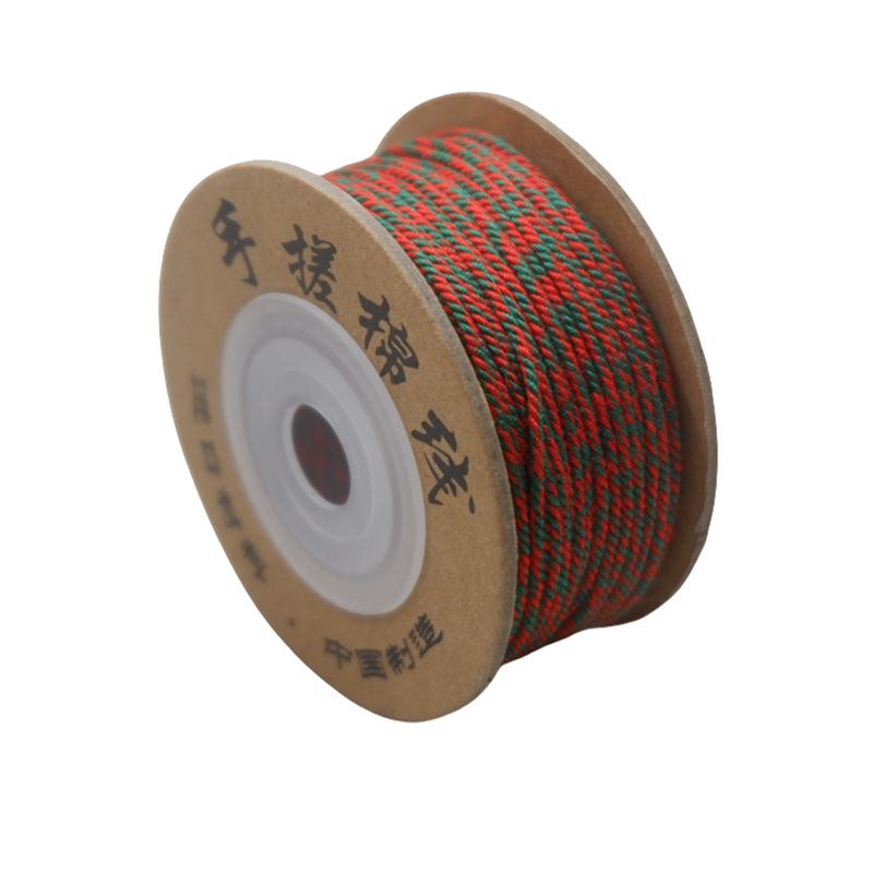 Dragon Boat Festival Multicolored Rope Diy Multicolored Rope Hand-Woven Self-Woven Hand Rope Material Bracelet Tibetan Hand Rubbing Cotton Thread Rope