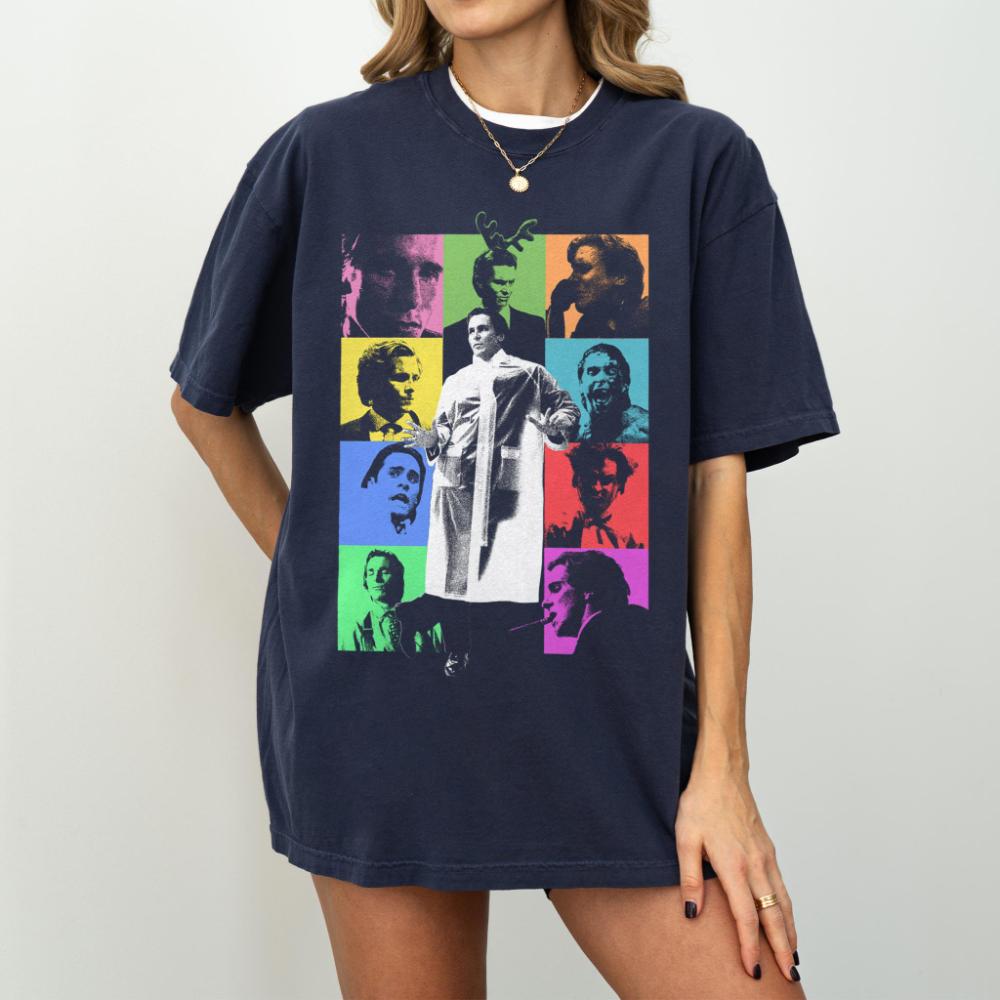 

Patrick BateUnisex TShirt Cult Dark Humor Cinema Tee Shirt Graphic Short Sleeve Shirt Unisex Unisex Women AllSeason 4XL