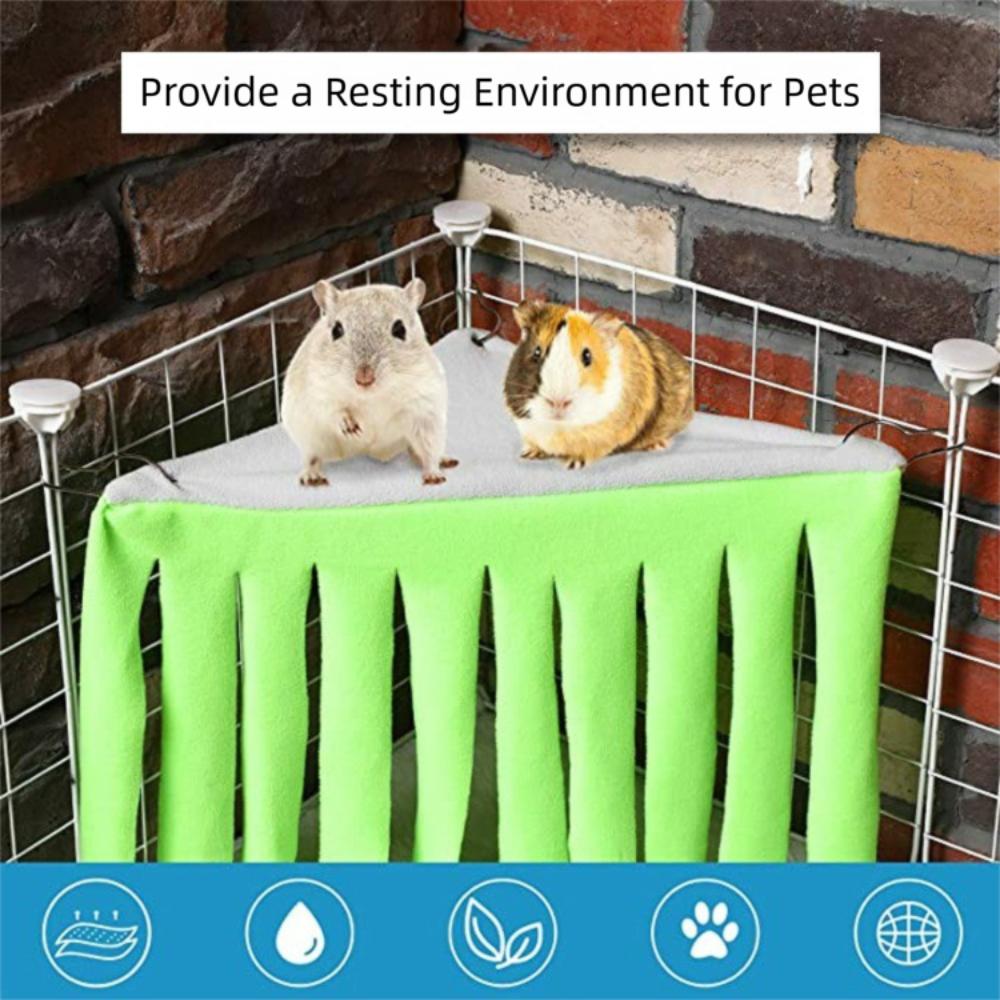 Soft Hamster Hanging Bed Breathable Hideaway Toy Cozy Hamster Hideout Tent for Guinea Pig