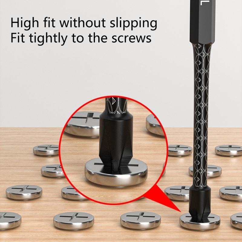 PH2 Magnetic Screwdriver Bit Steel Not  Slip Designs High Torques Screwdriver High Hardness Tool for Power Drilling Tool