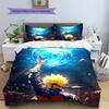 Naruto Uzumaki Patterned Pillowcase & Duvet Cover Set Bedroom Collectible Gift Bedding with Anime Theme Wonderful Gift.-TING
