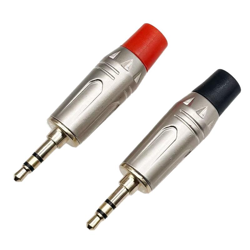 1 ks DIY Konektor pro zapojení High-End Pozlacený 3,5mm Jack pro sluchátka Třívodičový Stereo Dvoukanálový Audio Konektor pro Počítač