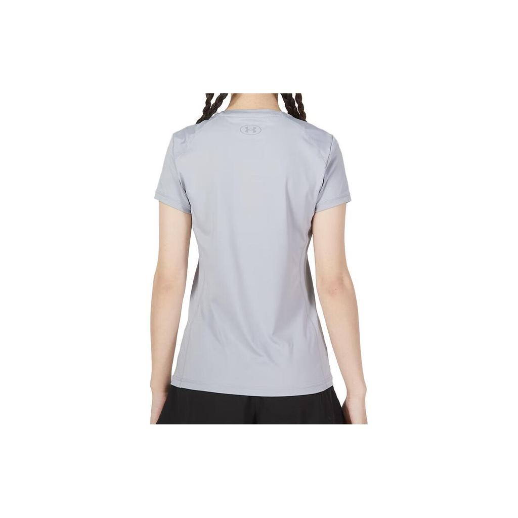 Under Armour Sports Fitness Training Fashion Casual Quick-Drying Breathable Solid Color Round Neck Pullover Short Sleeve T-Shirt 23500509-011