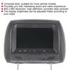 Universal 7in Auto Car Headrest Monitor MP5 Video Media Player High DefinitionBlack