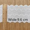 1 Yard Spitze Stoff Baumwolle Stickerei Band DIY Nähen Spitze Kleid Kinderkleidung Zubehör