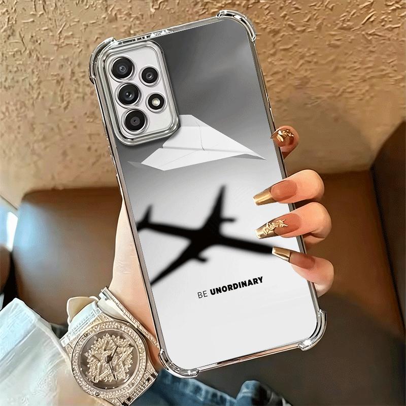 Papierflugzeugboot Traum Weiche Handyhülle Für Samsung A17 A27 A07 A37 A57 A16 A56 A15 A55 A14 A54 A13 A53 A26 A36 A25 A35 A24 A3