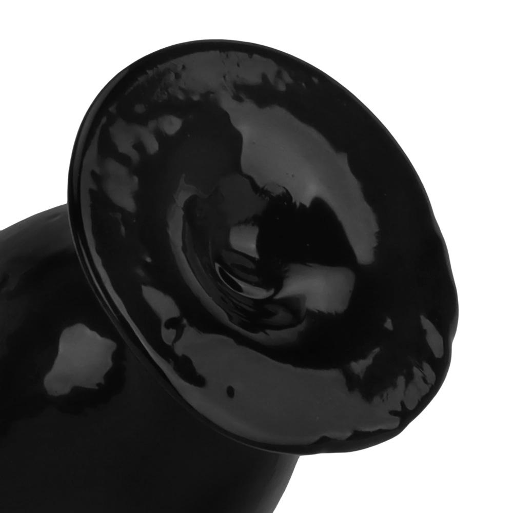 Black PVC Dildo Simulated Penis Anal Plug Fisting Sex Toy Strap On Cock Big Dick Masturbator Realistic Cock