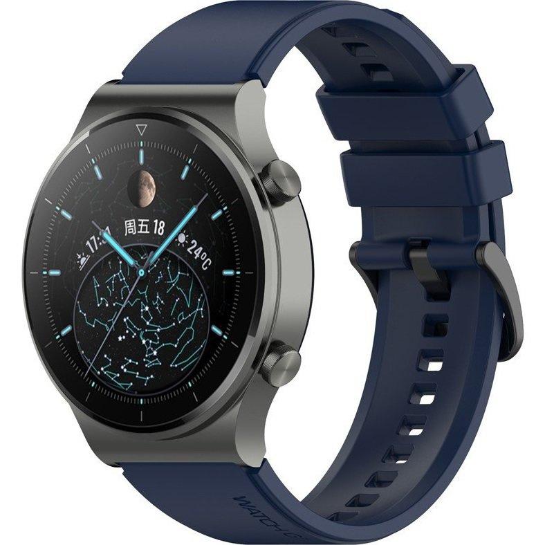 Silicone Strap 22mm Universal, Navy Blue