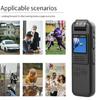 CS08 600mAh Battery Back Clip Video Camcorder Mini Body Camera for Work Offices