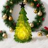 LED Christmas Tree Night Light Glowing Tree Decoration Festive Tabletop Ornament Atmosphere Party Holiday Gift