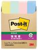 3M Sticky Super Pastel 75 X 90 Sheets X 4 Eco Mark Certified Green Purchasing Law Post-it Notes, Sticky, Thin, Colors, 14mm, Pads, 560SS-K, Product,