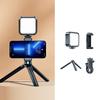 Three Color LED Video Light Photography Lighting 3000K To 6000K Cold Shoe Mount for DSLR Cameras and Vlogs Fill Light