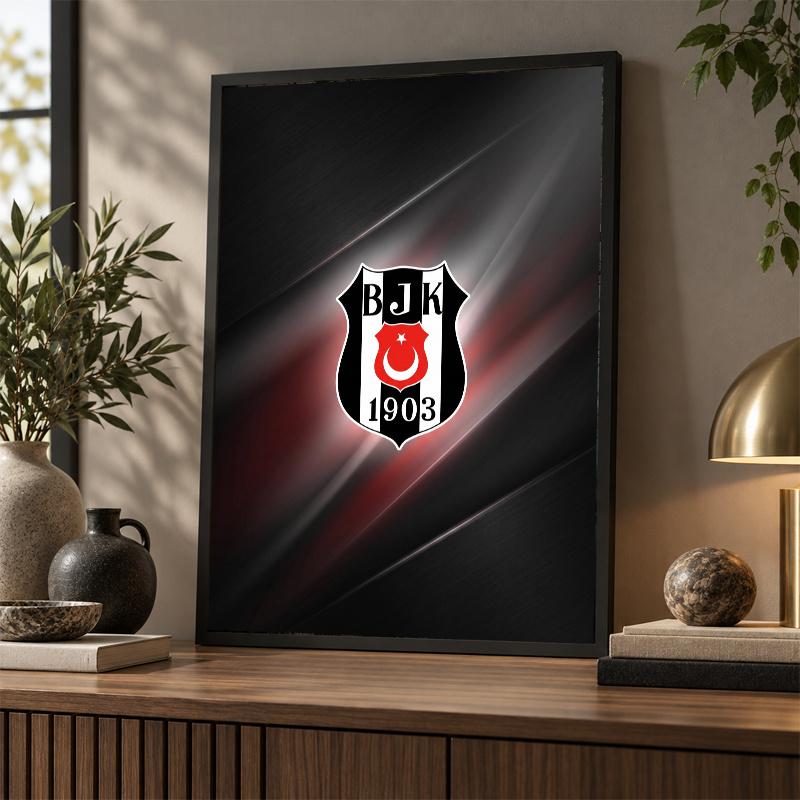 Beşiktaş FC Diamond Painting Kit 5D Full Drill DIY Diamond Mosaic Wall Art Home Decor