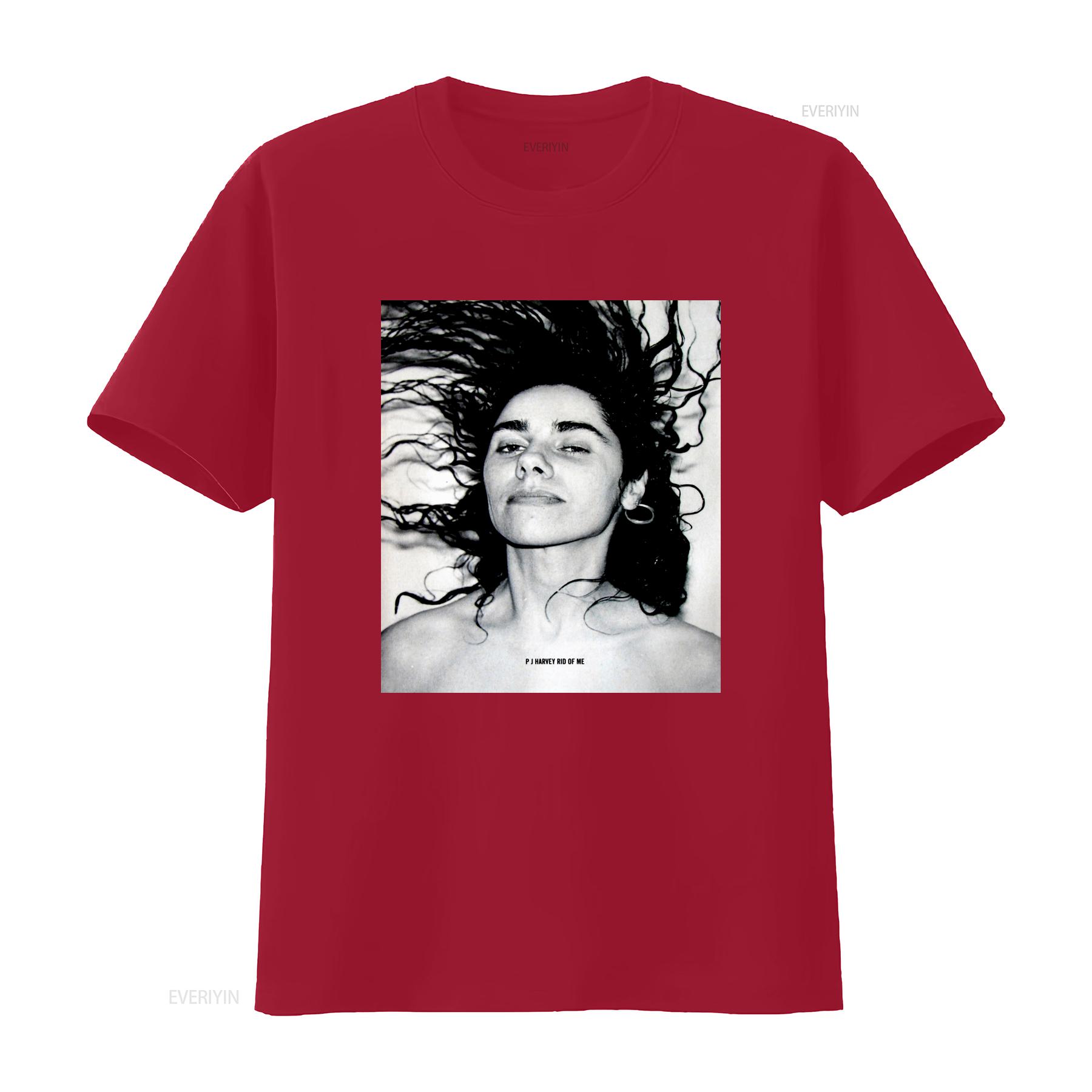 

PJ Harvey Indie Alternative Rock T shirt vintage Washed Soft Unisex Casual Versatile Stretched fashion streetwear S