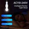 AC110-240V Intelligent Remote Control Lamp Head Radar Induction Delay Switch Controller Living Room Bedroom E27 Bulb Lamp Holder
