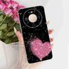 For Huawei Mate 80 5G 2025 Case VYG-AL00 Soft Silicone Sweet Heart Painted Cover Case For Huawei Mate80 Mate 80 TPU Fundas