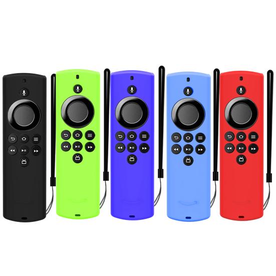 Shockproof Anti-fall Remote Control Case Silicone Cover for Amazon Alexa Voice Remote Lite/Fire TV Stick Lite