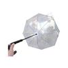 Detachable Clear Pet Dog Umbrellas C-Shape Handle with Leash Doggy Poncho Rainproof Adjustable Raincoat for Dogs Pet Supplies