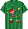 Dabbing Santa Elf Unicorn Christmas Costume Squad Kids Boys Unisex Xmas Gifts TShirt Funny DabbingElf Family Matching Tee Tops