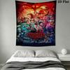 Stranger Things J Wall Hanging Printed Fabric Blanket Decorative Tapestries for Bedroom Living Room Home Decor