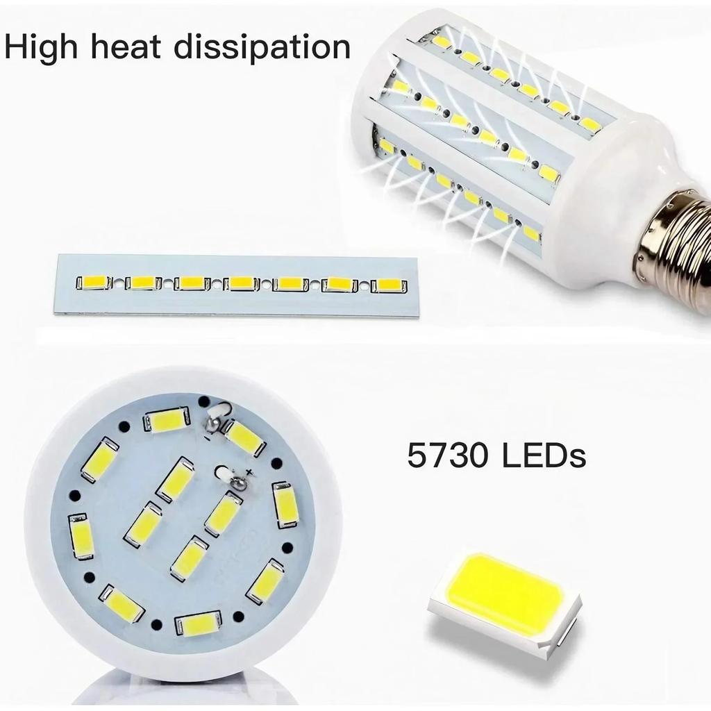 High Brightness E27 SMD LED Corn Bulb 360 Degree Illumination Energy Saving Indoor Outdoor Lighting
