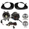 Car LED Fog Lights Fog Lamp For Toyota Yaris 2006 2007 2008 Harness Wiring Cover Grille Halogen Angel eyes DRL